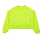 Nike Wmns NSW Essentials Collection Fleece Oversized Crew Atomic Green / White Sweatshirts DJ7665 321 | Overkill