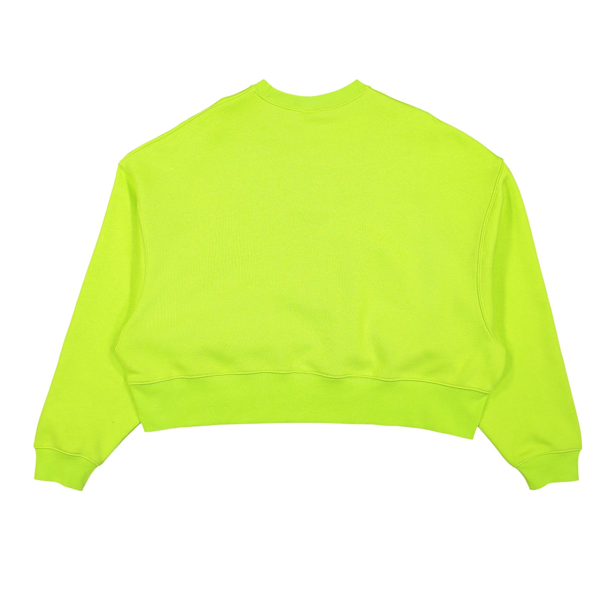 Nike Wmns NSW Essentials Collection Fleece Oversized Crew Atomic Green / White Sweatshirts Material | Overkill