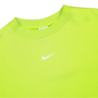 Nike Wmns NSW Essentials Collection Fleece Oversized Crew Atomic Green / White Sweatshirts Close-up | Overkill