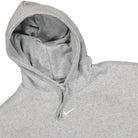 Nike Wmns NSW Essentials Collection Fleece Oversized Hoodie Dk Grey Heather / Base Grey / White Hoodies Close-up | Overkill