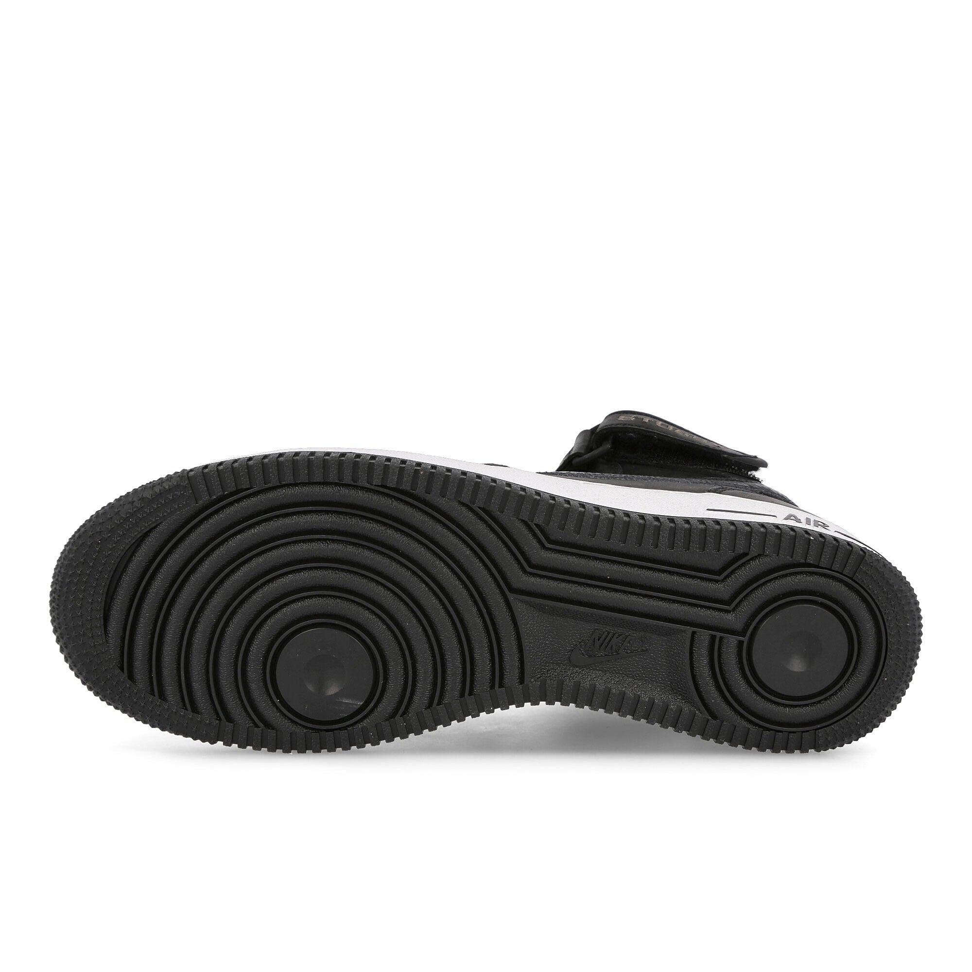 Nike Stussy x Nike Air Force 1 07 Mid Black-Black - Black Sneakers  Detail View 1 | Overkill