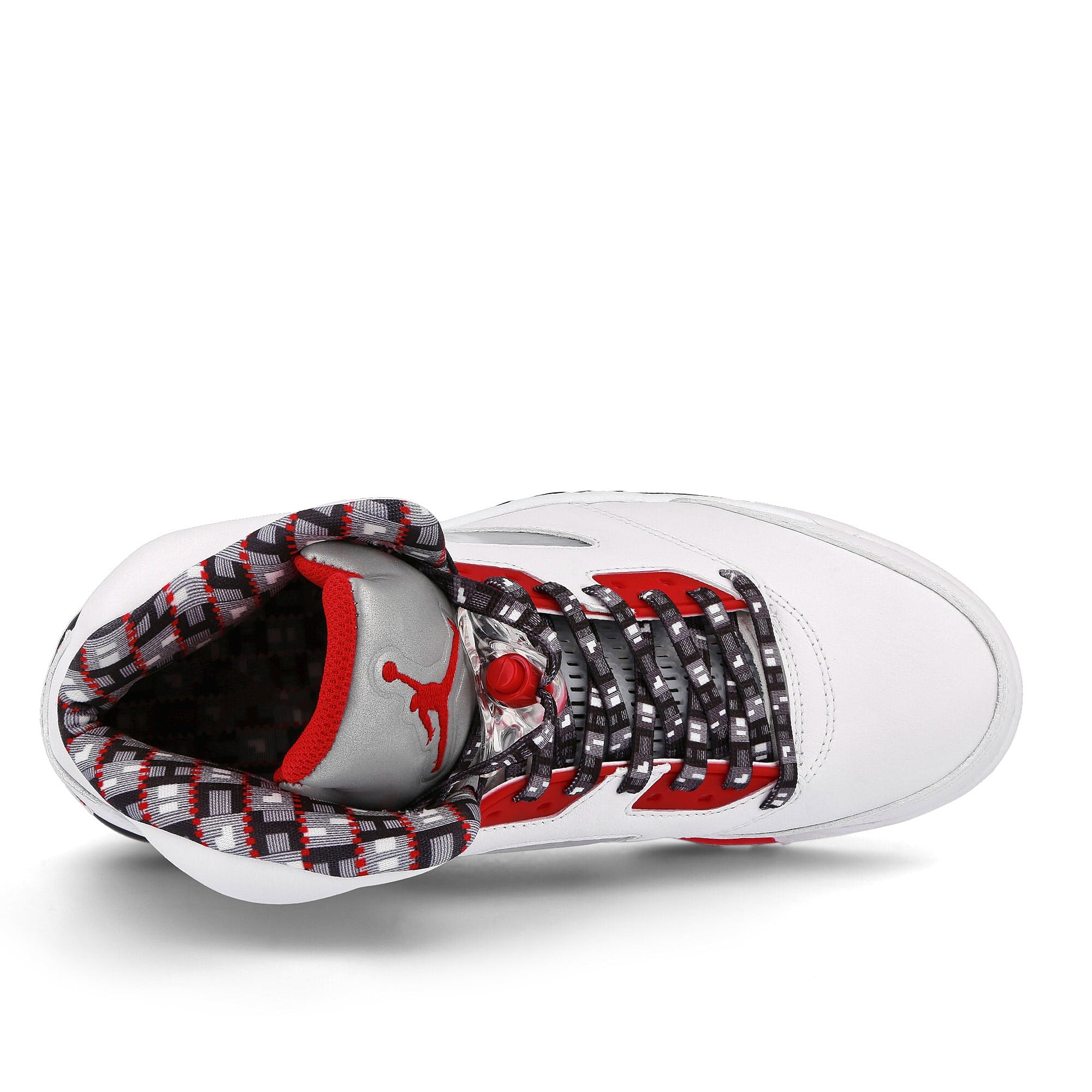 Jordan Air Jordan 5 Retro Quai 54 White / Black - University Red  Detail view 1 | Overkill