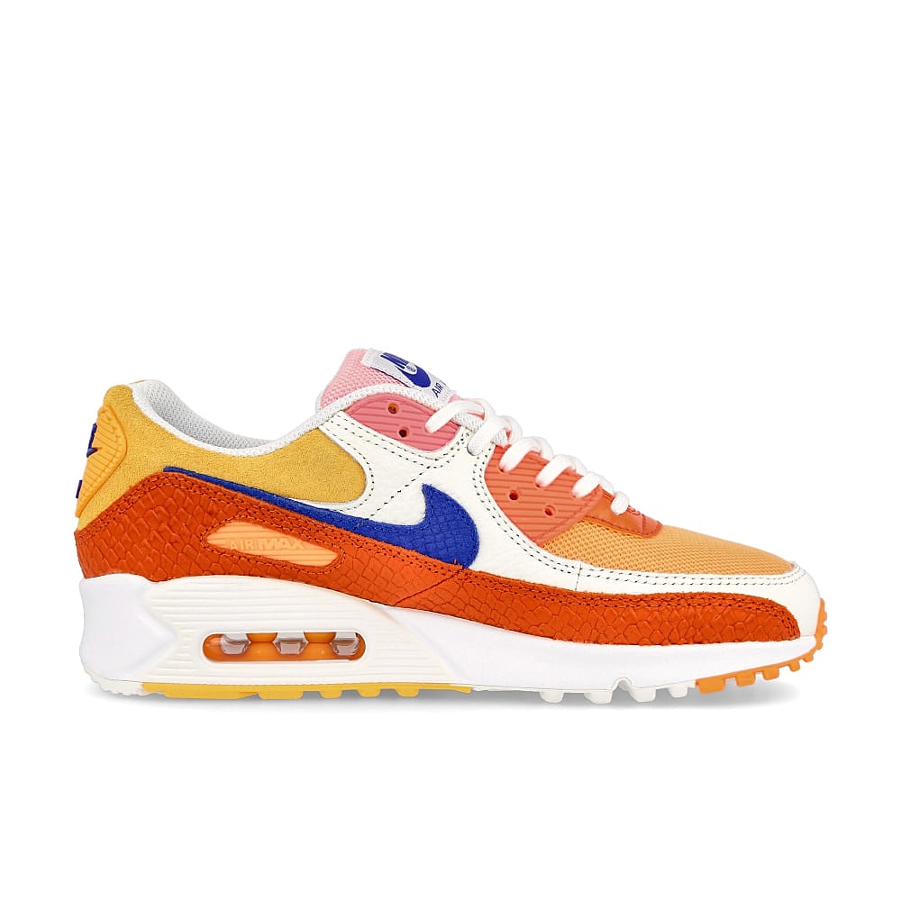Nike wmns air max 90 Campfire Orange / Racer Blue - Sail   Material | Overkill
