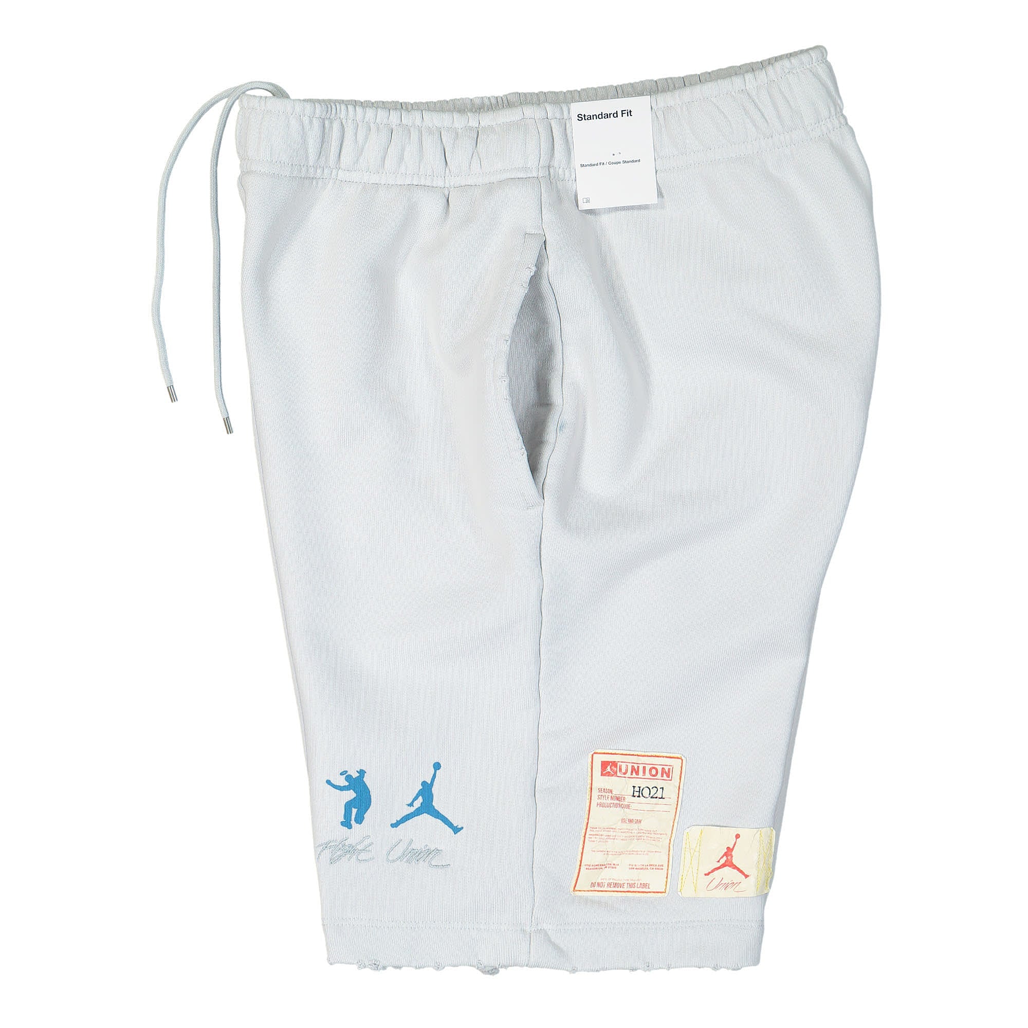 Jordan Union LA x Air Jordan Fleece Short Photon Dust Shorts Close-up | Overkill