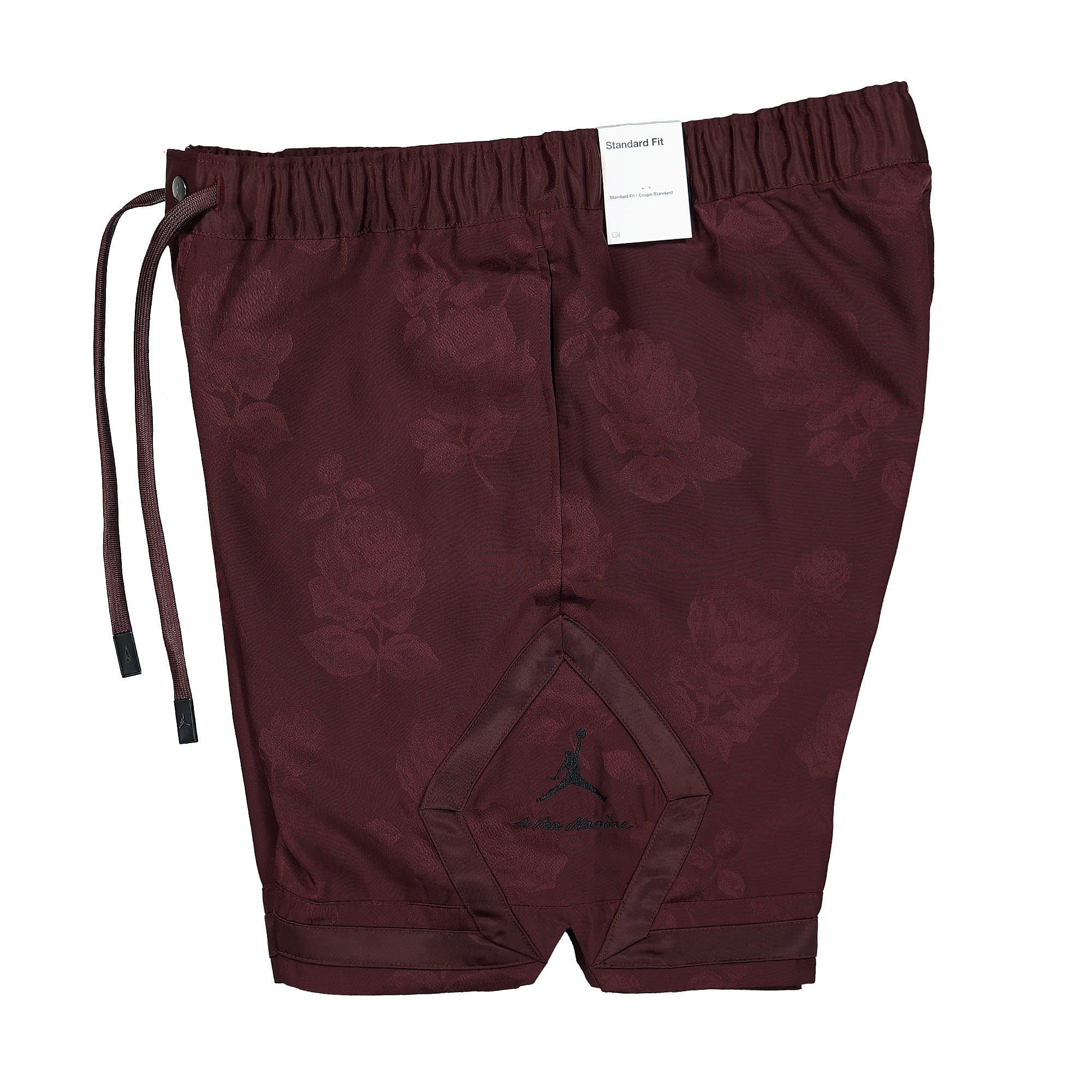 Jordan A Ma Manière x Jordan Jacquard Short Burgundy Crush Shorts Close-up | Overkill