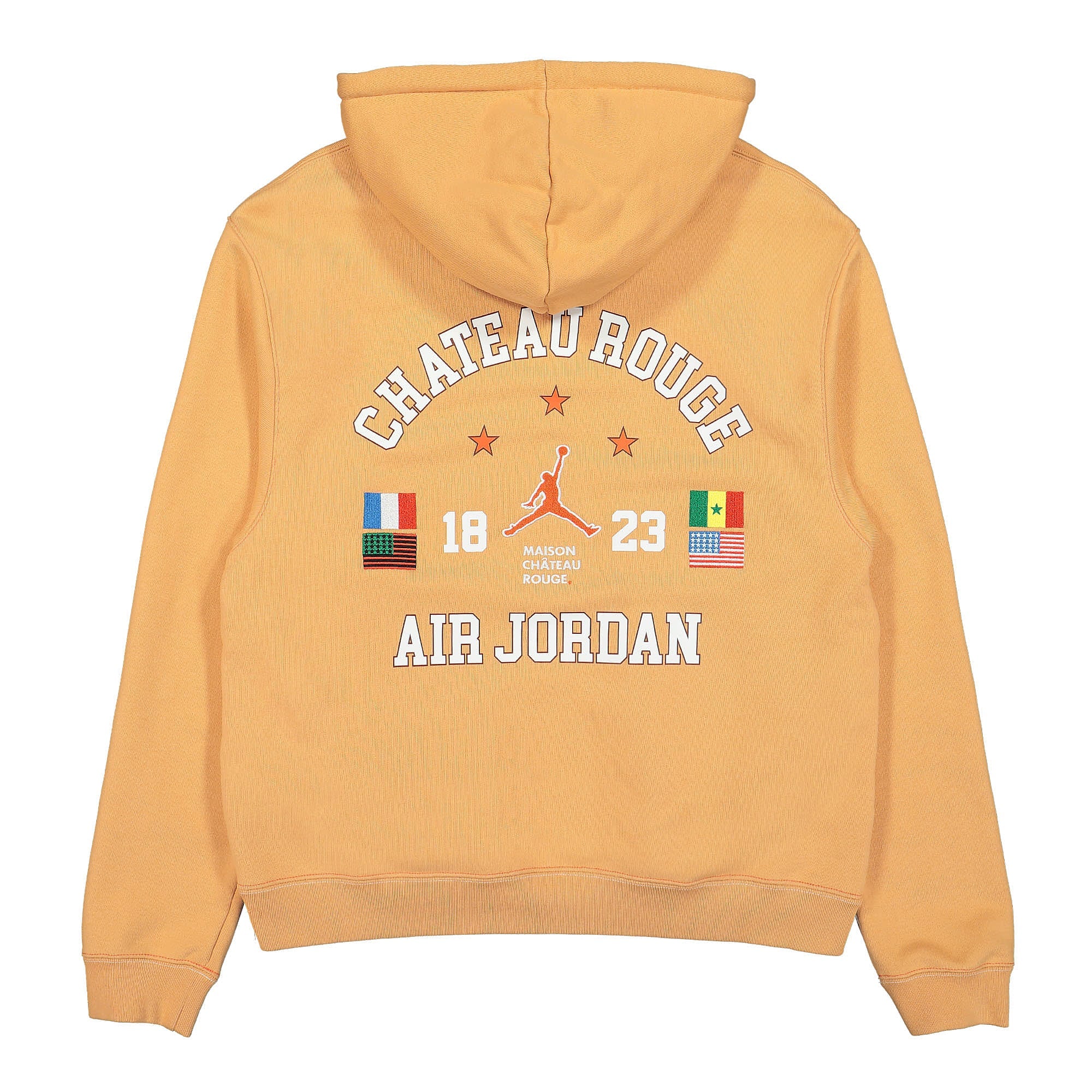 Jordan Maison Chateau Rouge x Air Jordan Fleece Hoodie Copper Moon Hoodies Close-up | Overkill