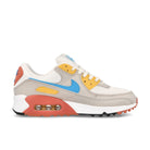 Nike wmns air max 90 Summit White / University Blue - Light Bone Sneakers  Silhouette | Overkill