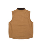 Dickies Duck Canvas Vest Stone Washed Brown Duck Vests Material | Overkill