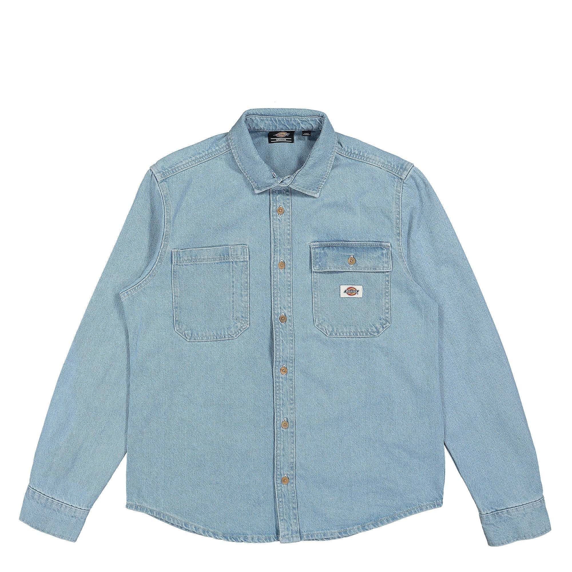 Dickies Kibler Long Sleeve Vintage Blue Shirts DK0A4XGSC151 | Overkill
