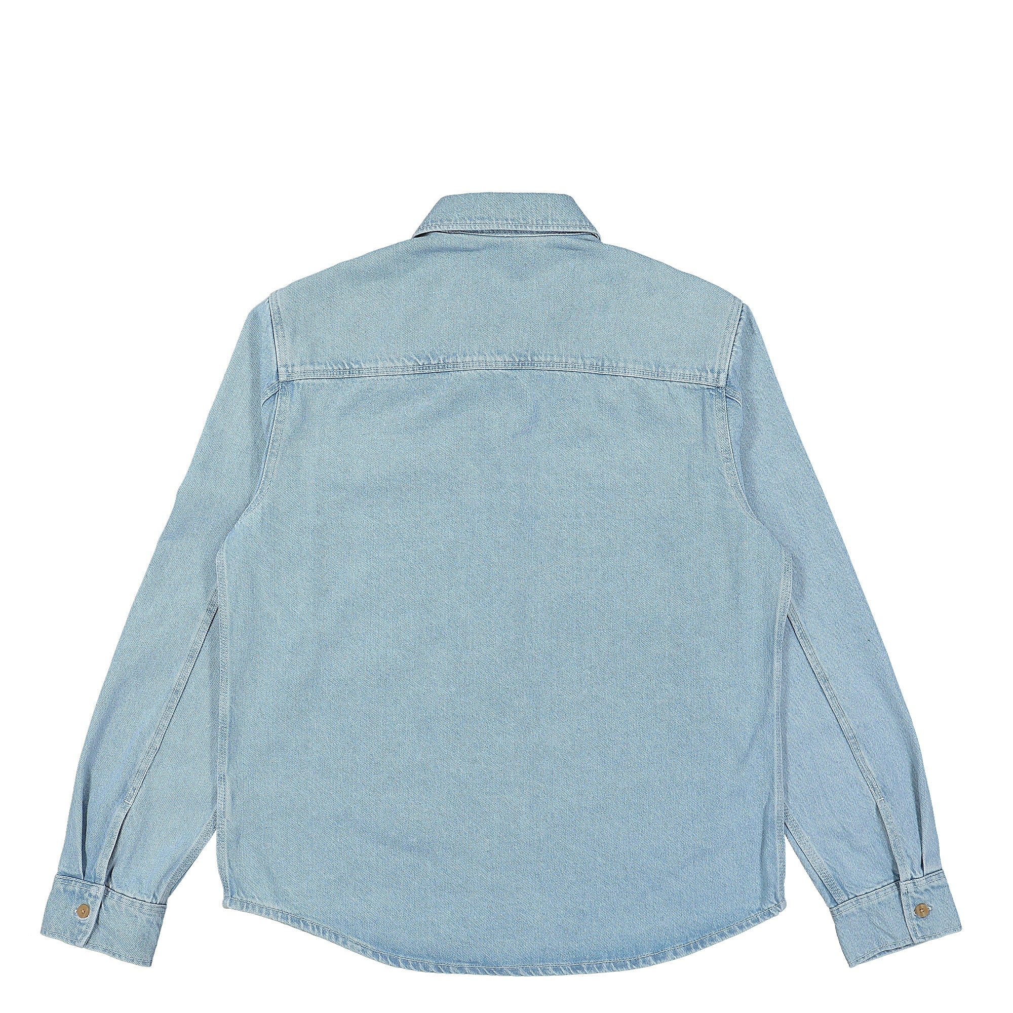 Dickies Kibler Long Sleeve Vintage Blue Shirts Material | Overkill