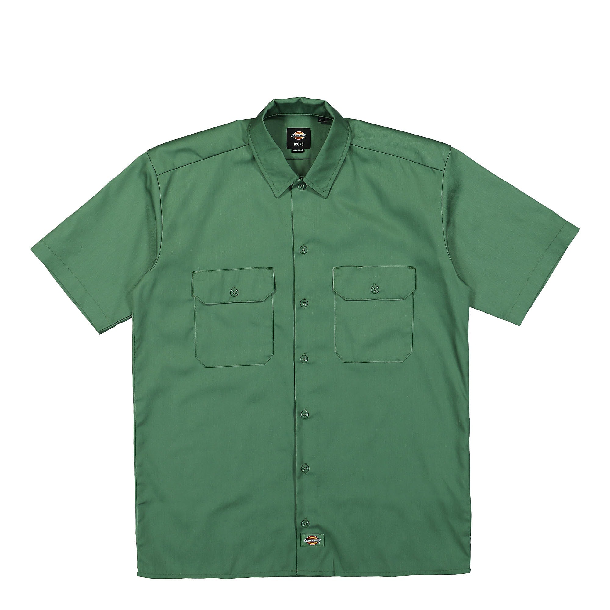 Dickies Work Shirt SS Dark Ivy Shirts DK0A4XK7C971 | Overkill