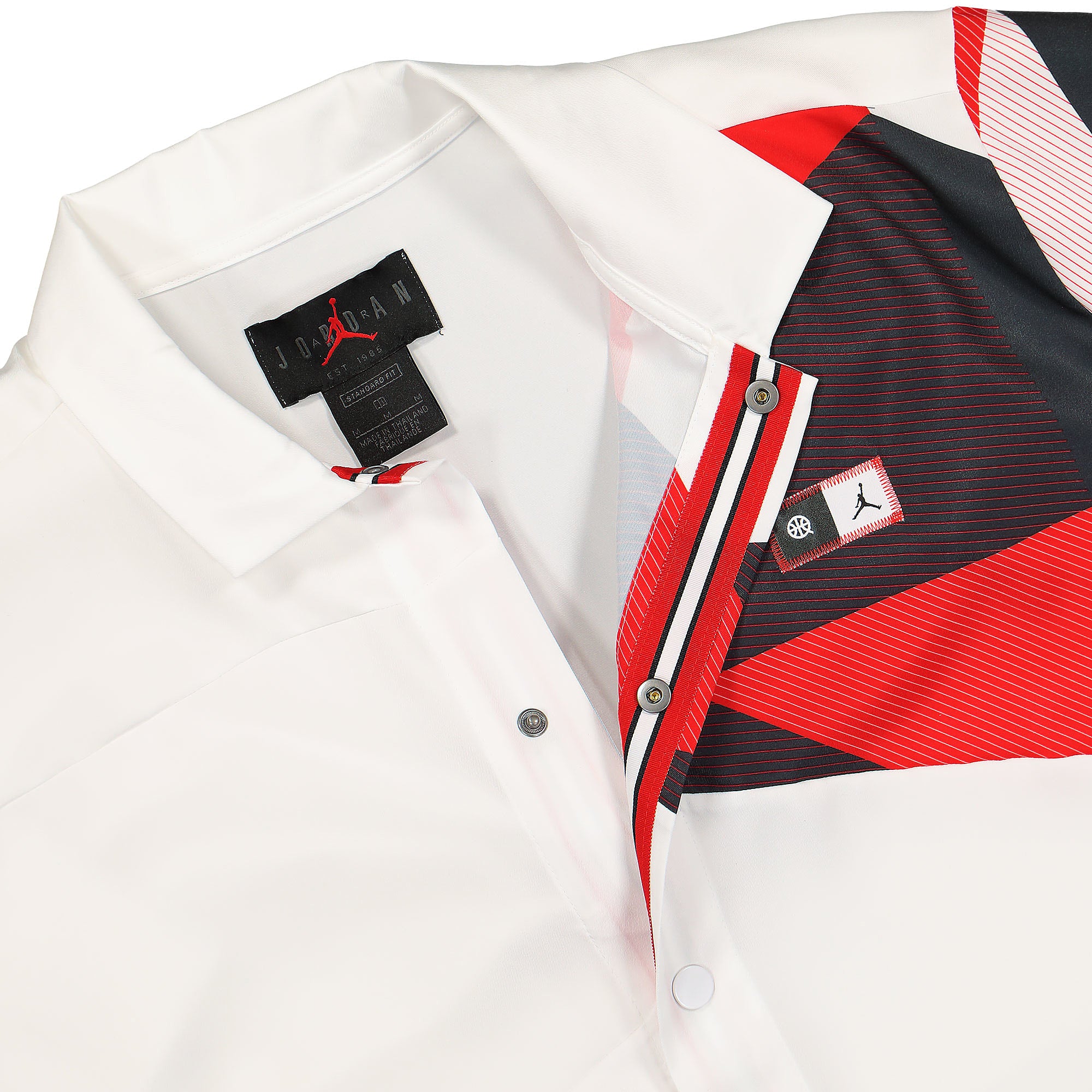 Jordan Air Jordan Quai 54 AOP Shooting Shirt White Shirts Close-up | Overkill