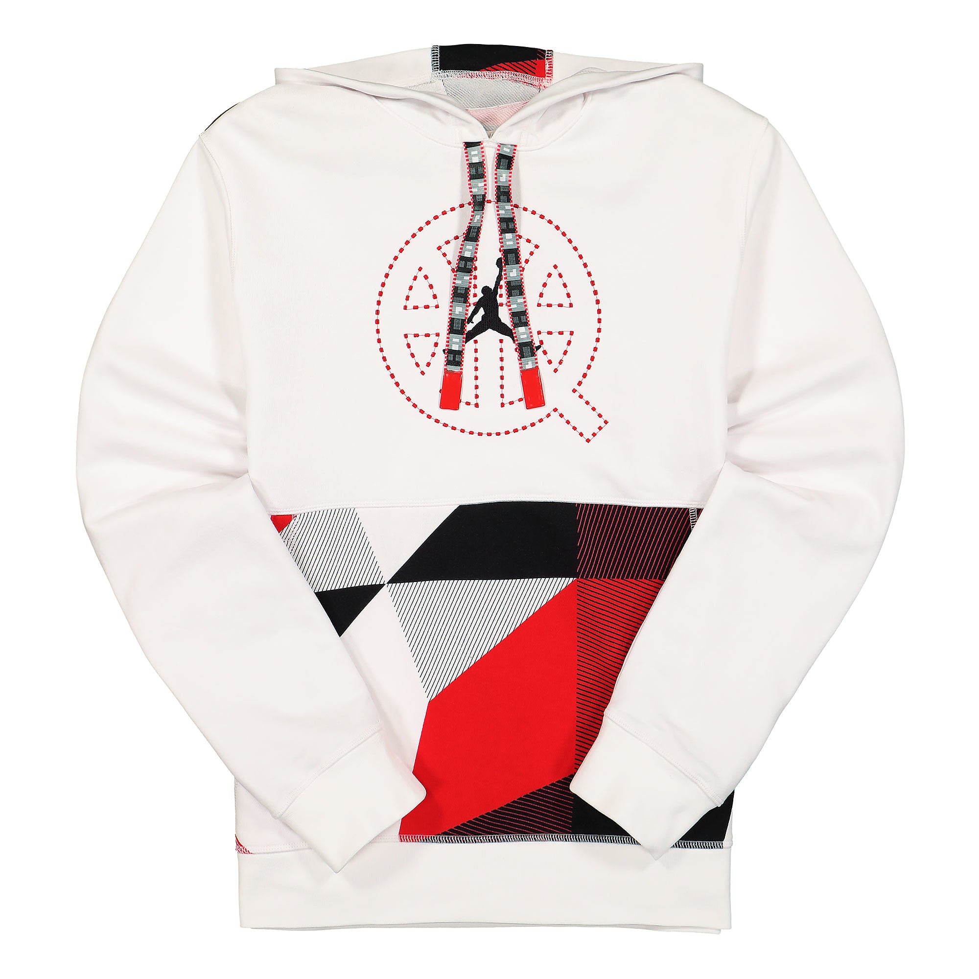 Jordan Air Jordan Quai 54 Fleece Hoodie White / University Red / Black Hoodies DM0757 100 | Overkill