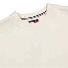 Tommy Jeans Best Crew Ancient White Sweatshirts Close-up | Overkill