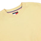 Tommy Jeans Best Crew Prairie Yellow Sweatshirts Close-up | Overkill