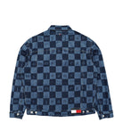 Tommy Jeans TJCU Monogram Trucker Jacket Indigo Denim Stone Washed Jackets Material | Overkill