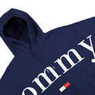 Tommy Jeans TJCU Tommy Hoodie Yale Navy Hoodies Close-up | Overkill