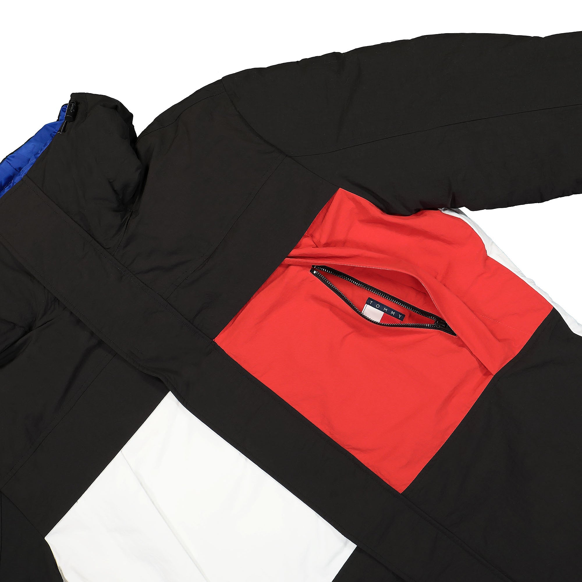 Tommy Jeans TJCU Reversible Monogram Flag Jacket Cobalt / Black Jackets Detail view 1 | Overkill