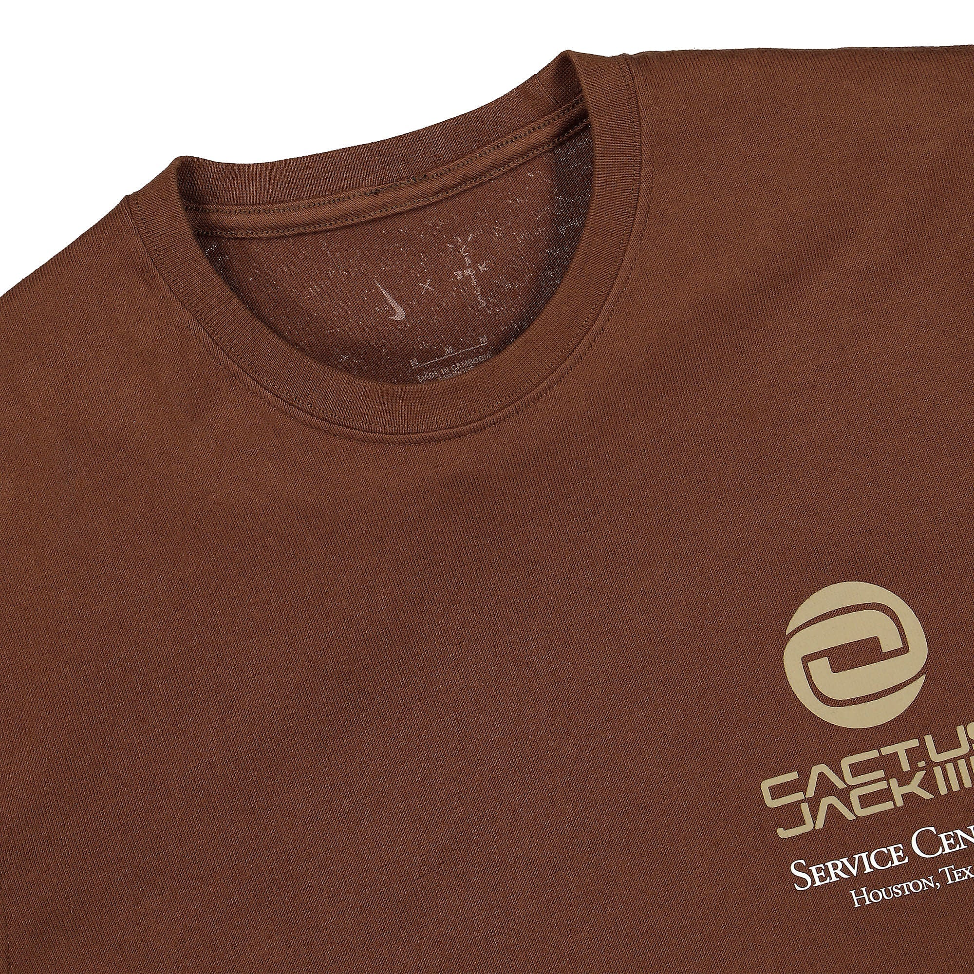 Nike Travis Scott x Nike NRG BH Tee Cocao Wow T-Shirts Close-up | Overkill