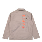 Jordan Paris Saint Germain x Air Jordan Woven Jacket Black / Bright Crimson Jackets Close-up | Overkill