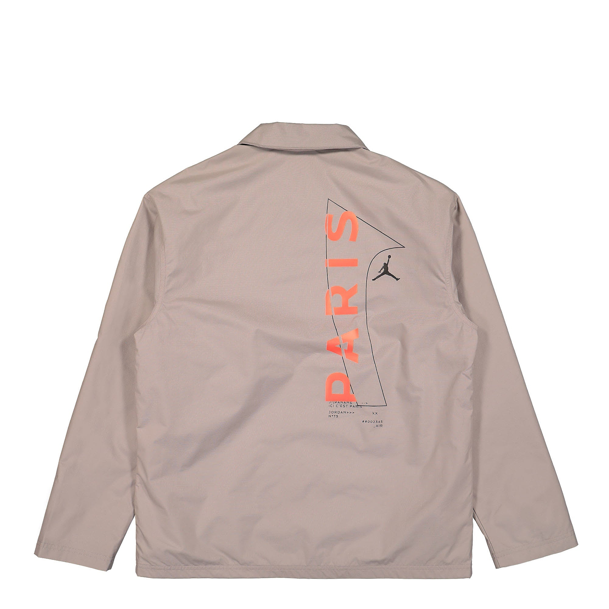 Jordan Paris Saint Germain x Air Jordan Woven Jacket Black / Bright Crimson Jackets Close-up | Overkill