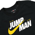 Nike Air Jordan Jumpman SS GFX Crew 2 Black T-Shirts Close-up | Overkill