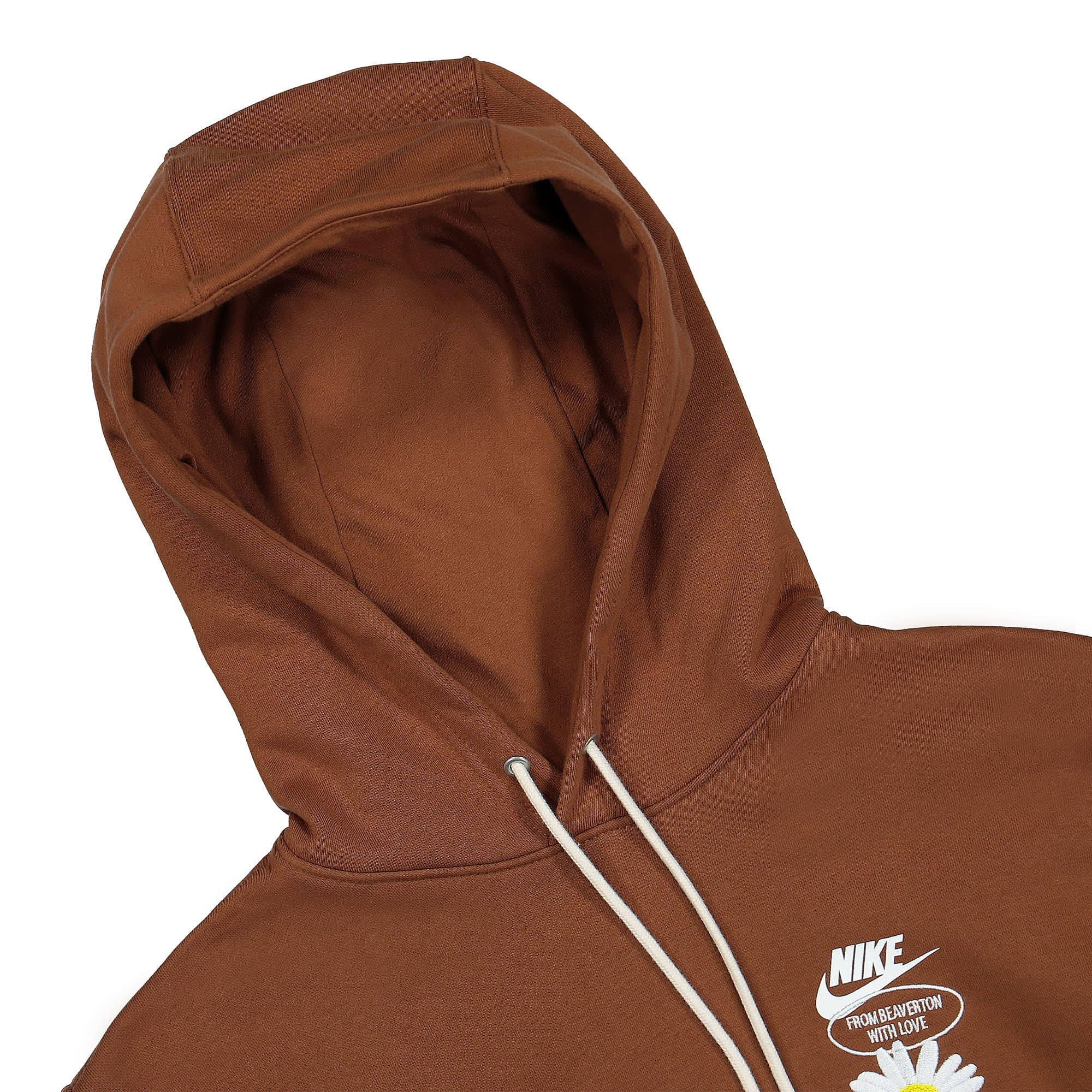 Nike NSW HBR-S French Terry Hoodie Pecan / White Hoodies Close-up | Overkill