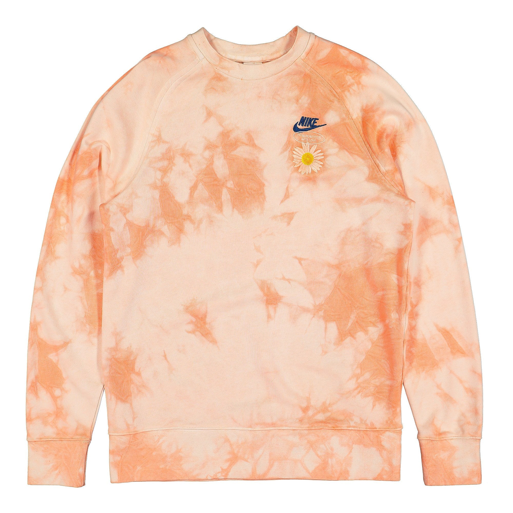 Nike NSW HBR-S French Terry Crew Sweatshirt Crimson Bliss / University Blue Sweatshirts DM5010 693 | Overkill