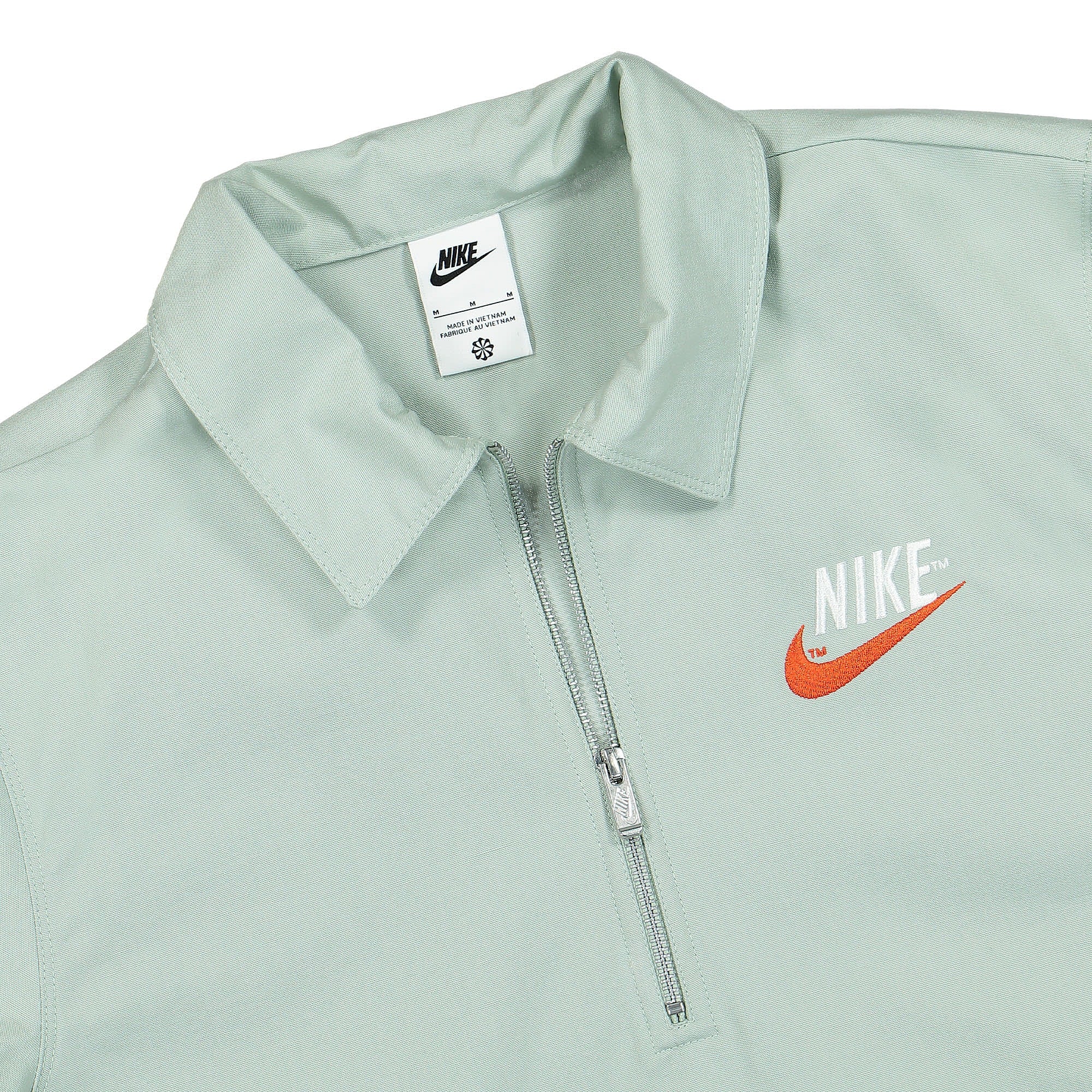 Nike NSW Trend Overshirt Seafoam Shirts Close-up | Overkill