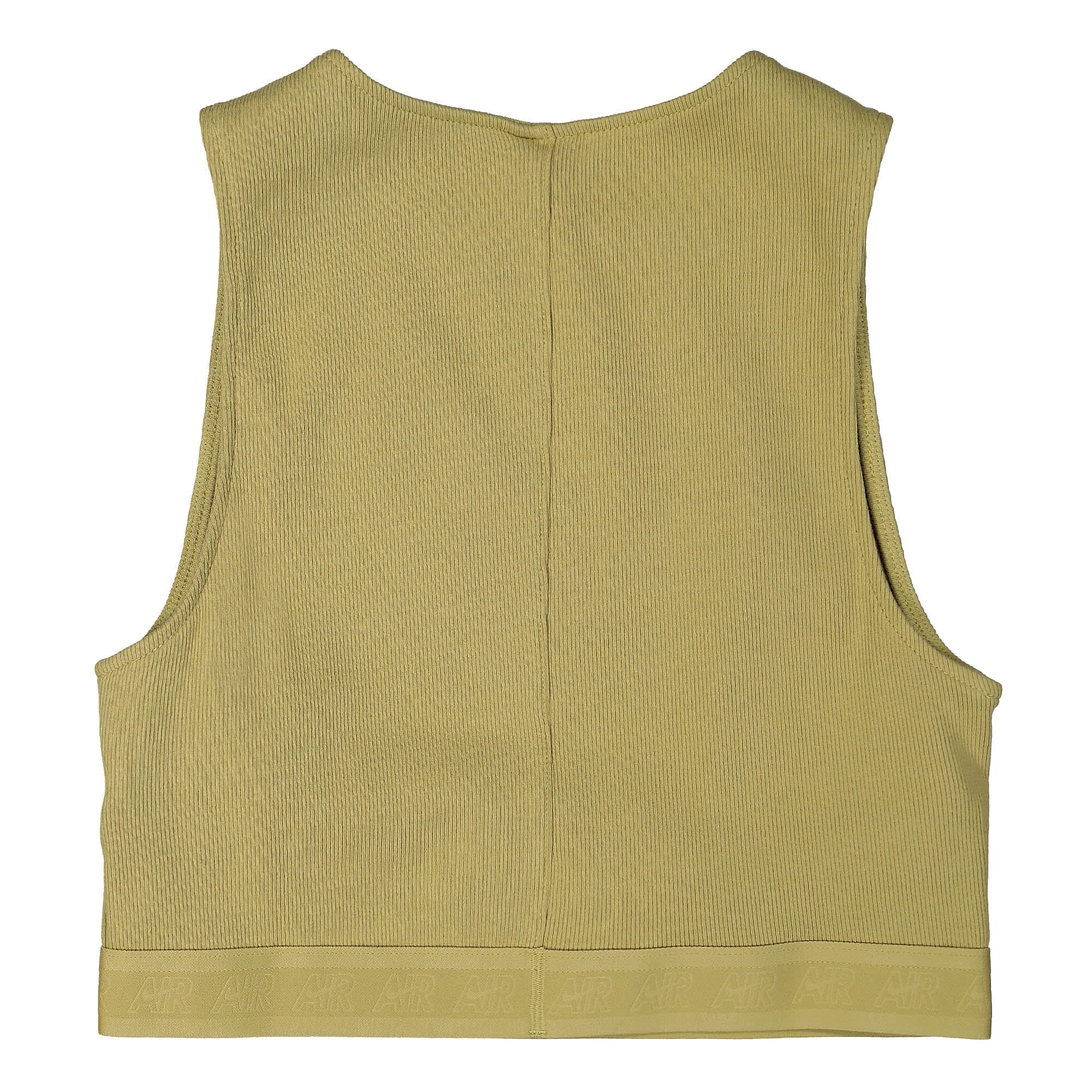 Nike Wmns NSW Air Rib Tank Top Barley / Lemon Drop Tops Material | Overkill