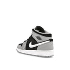 Jordan Air Jordan 1 Mid SE GS Black / University Red - White - Light Smoke Grey  Close-up | Overkill