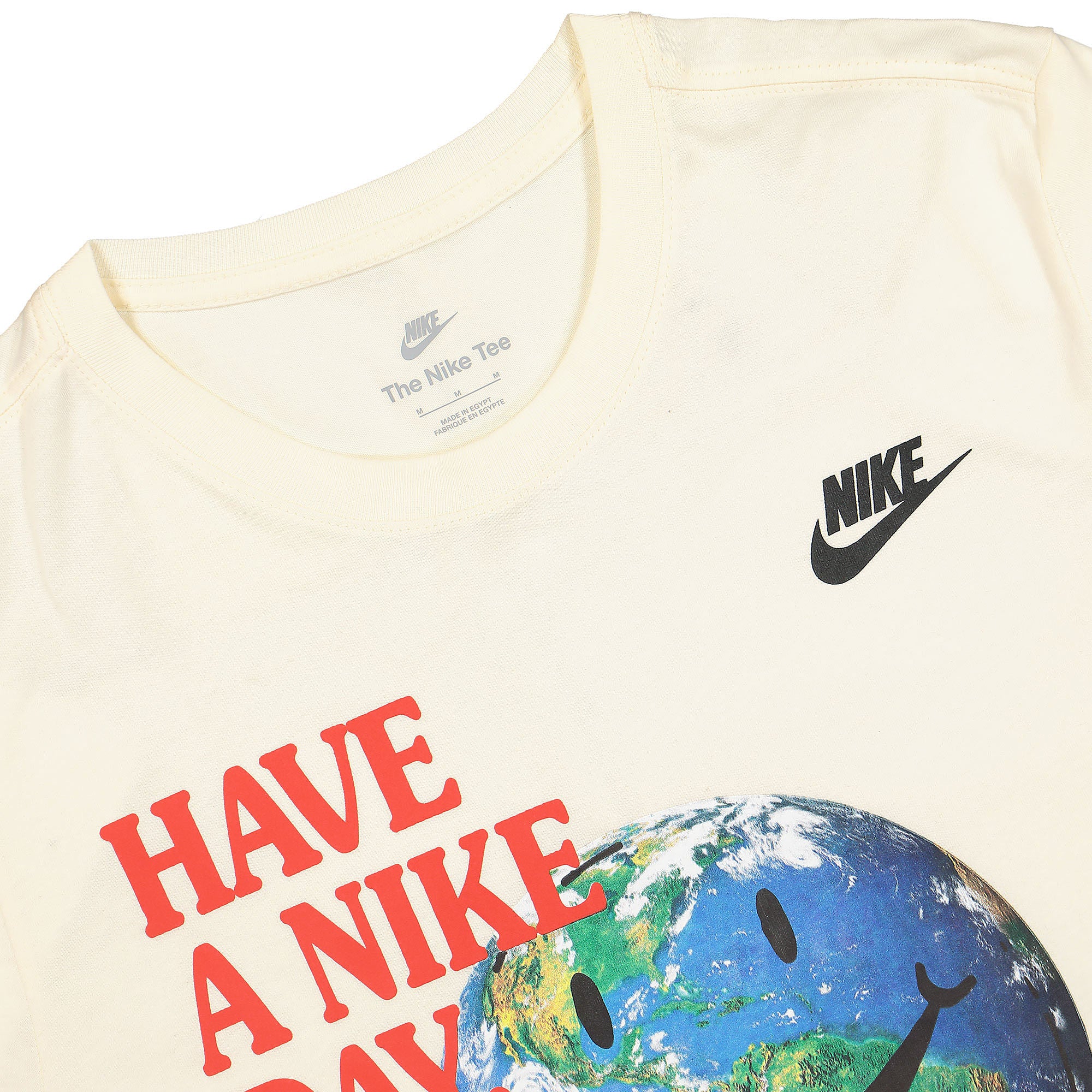 Nike NSW Essential Statement 1 Tee Coconut Milk T-Shirts Close-up | Overkill