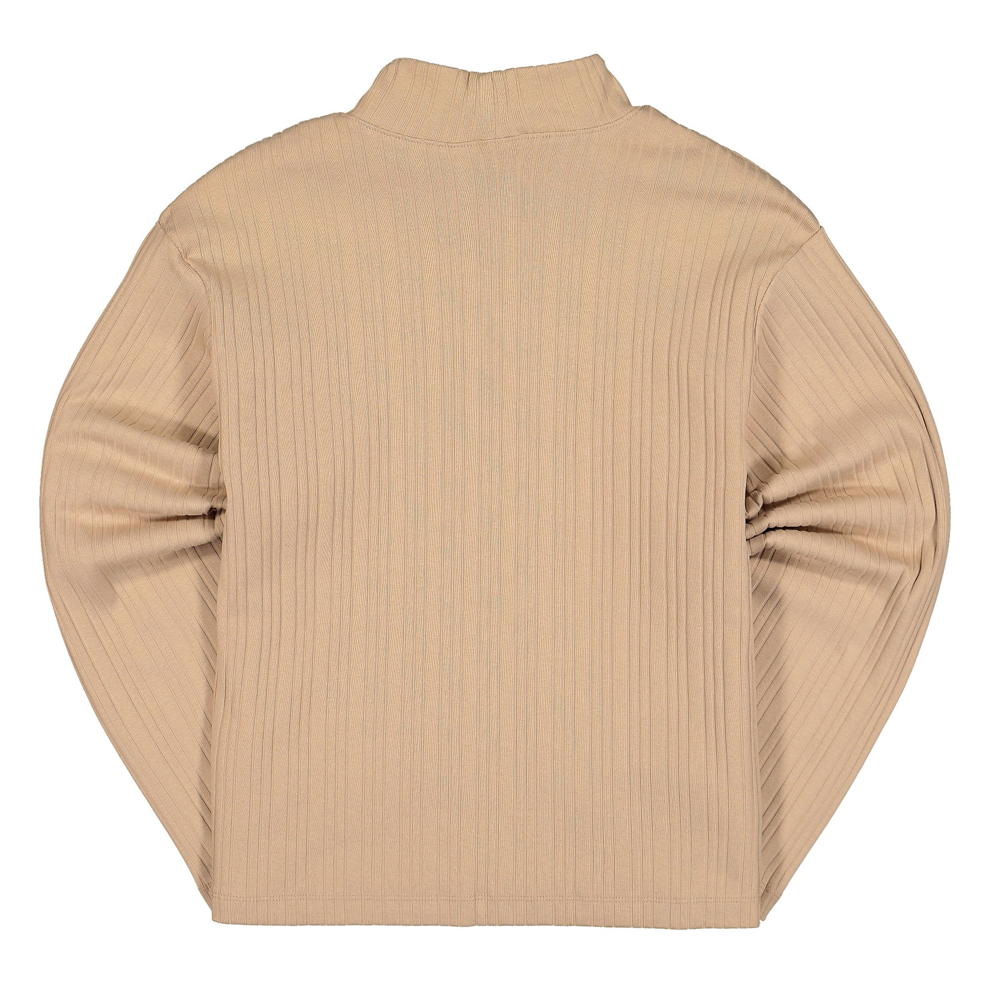 Nike NSW Ribbed Jersey Long Sleeve Top Hemp / White Longsleeves Material | Overkill