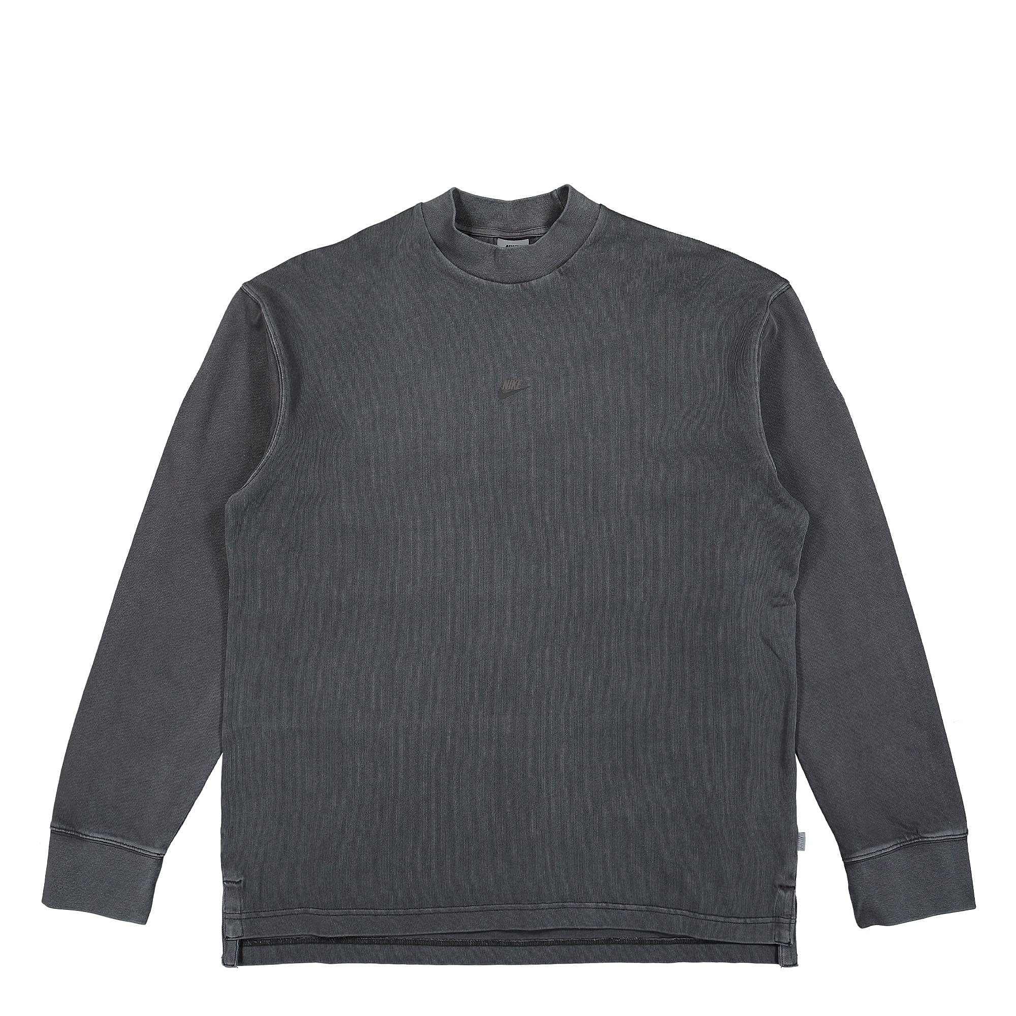 Nike NSW Style Essentials Washed Long-Sleeve Off Noir / Sail / Ice SIlver Medium Ash Longsleeves DM6674 045 | Overkill