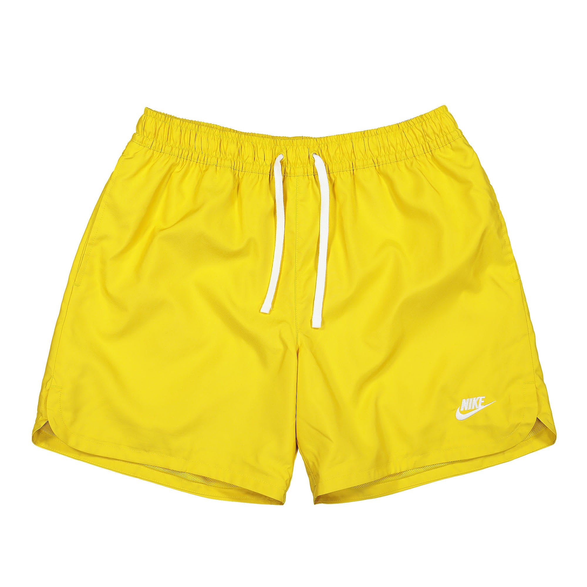 Nike Club Woven Lined Flow Shorts Vivid Sulfur / White Shorts DM6829 709 | Overkill