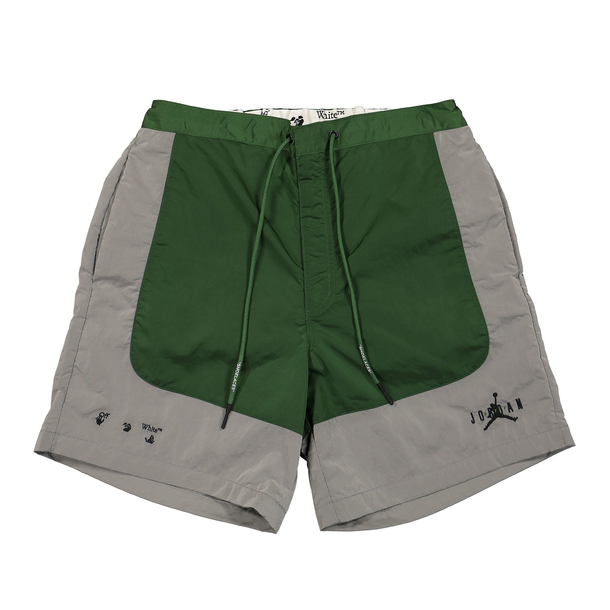 Jordan Off-White x Air Jordan Short Forest Green / Phantom Black / Black Shorts DM7471 361 | Overkill