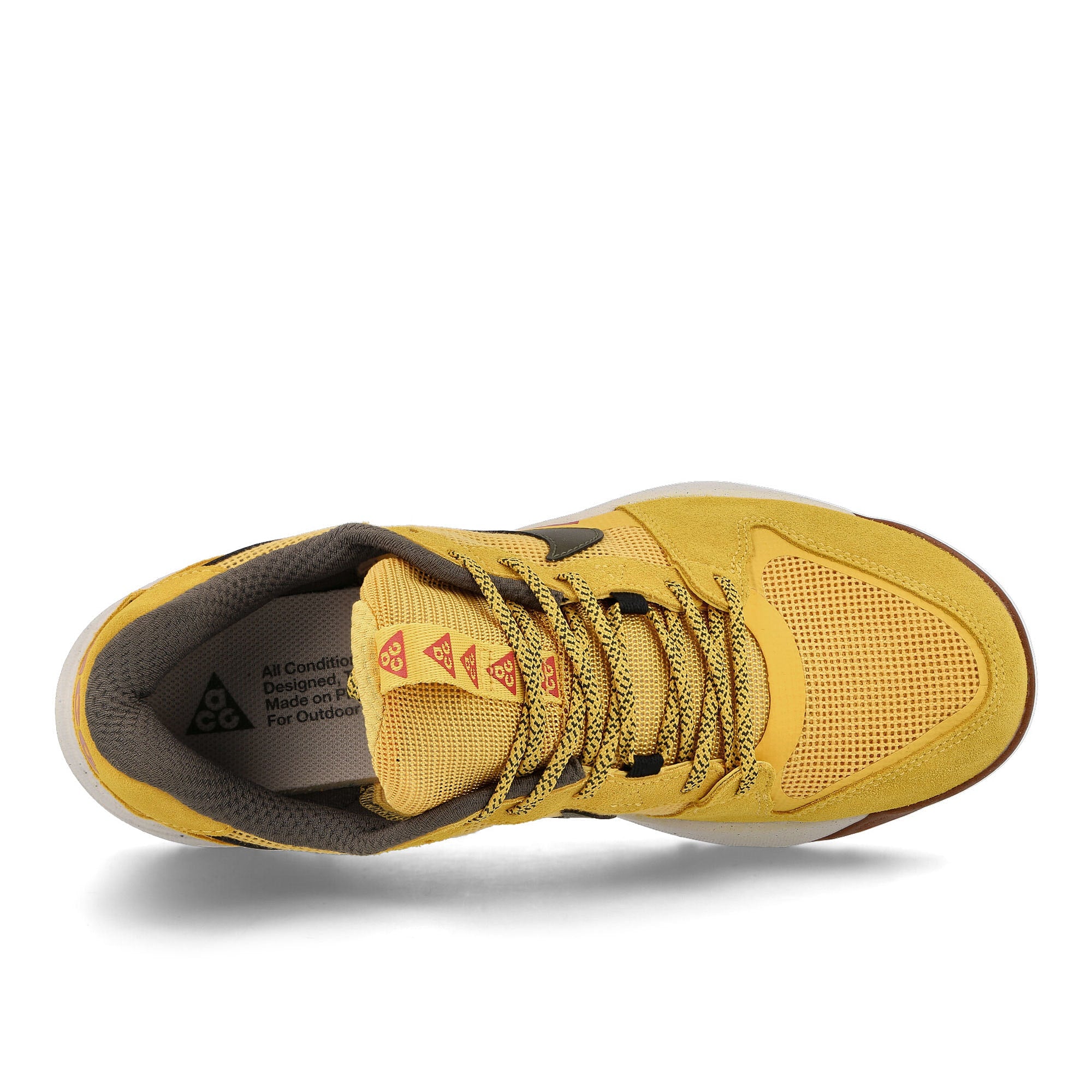 Nike acg lowcate Solar Flare / Cargo Khaki - Black - Light Bone Low Top Sneakers  Detailfoto | Overkill