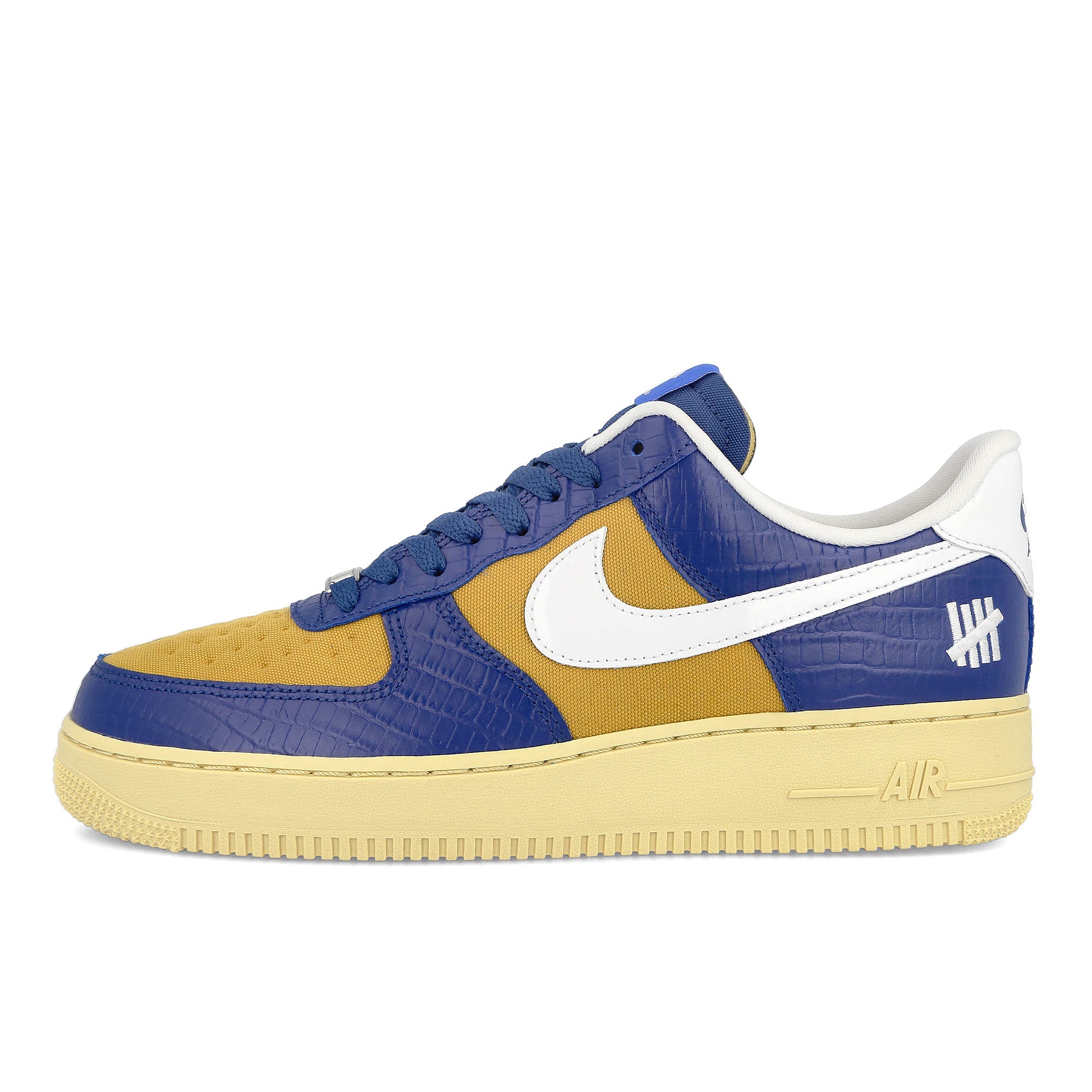 Nike Undefeated x Nike Air Force 1 Low SP Court Blue / White - Goldtone - Lemon Drop  DM8462 400 | Overkill