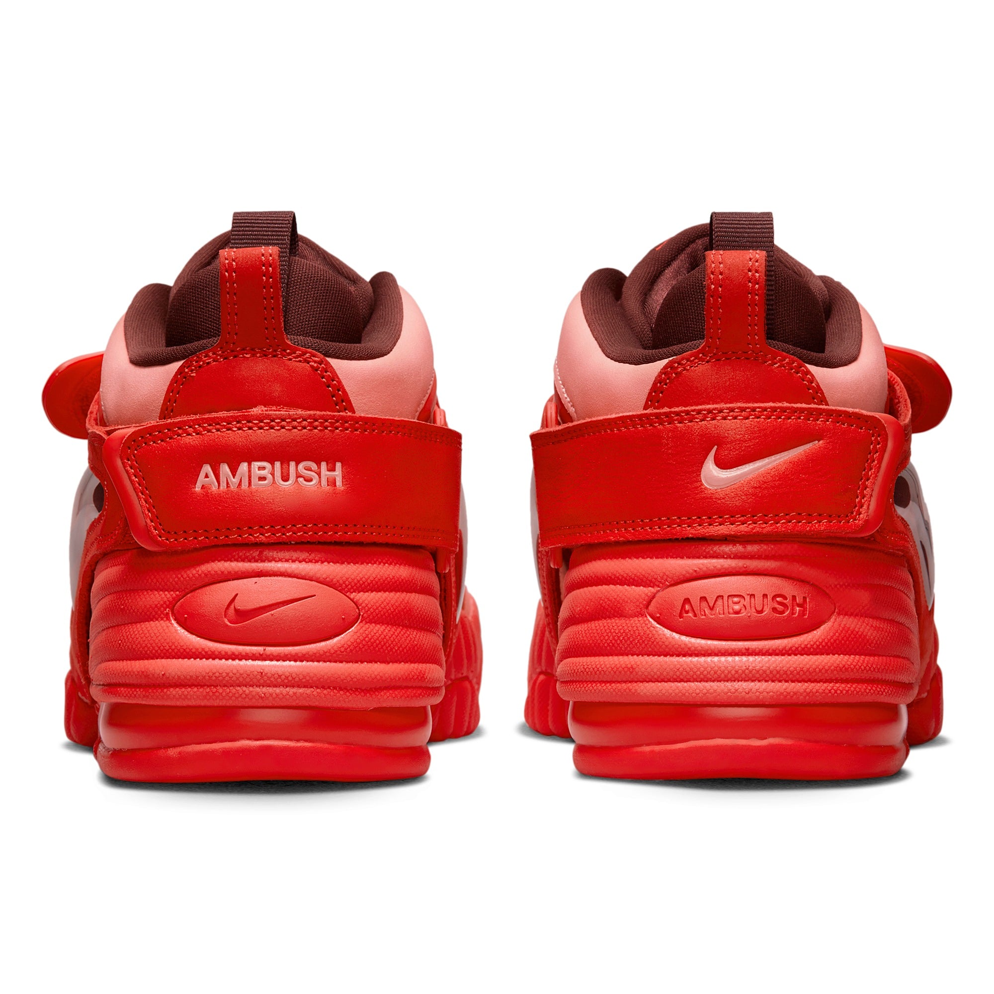 Nike Ambush x Nike Air Adjust Force LT Madder Root-Burgundy Crush Low Top Sneakers  Close Up | Overkill