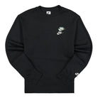 Nike NSW Sport Essentials Plus Crew Sweatshirt Black / Black Sweatshirts DM8886 010 | Overkill