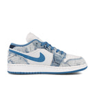 Jordan Air Jordan 1 Low GS White / Dutch Blue - White   Material | Overkill