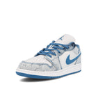 Jordan Air Jordan 1 Low GS White / Dutch Blue - White  Detailfoto | Overkill