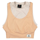 Jordan Wmns Air Jordan Essentials Crop Top White Onyx / Light Orewood Brown Tops DN0602 268 | Overkill