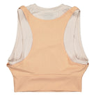 Jordan Wmns Air Jordan Essentials Crop Top White Onyx / Light Orewood Brown Tops Material | Overkill