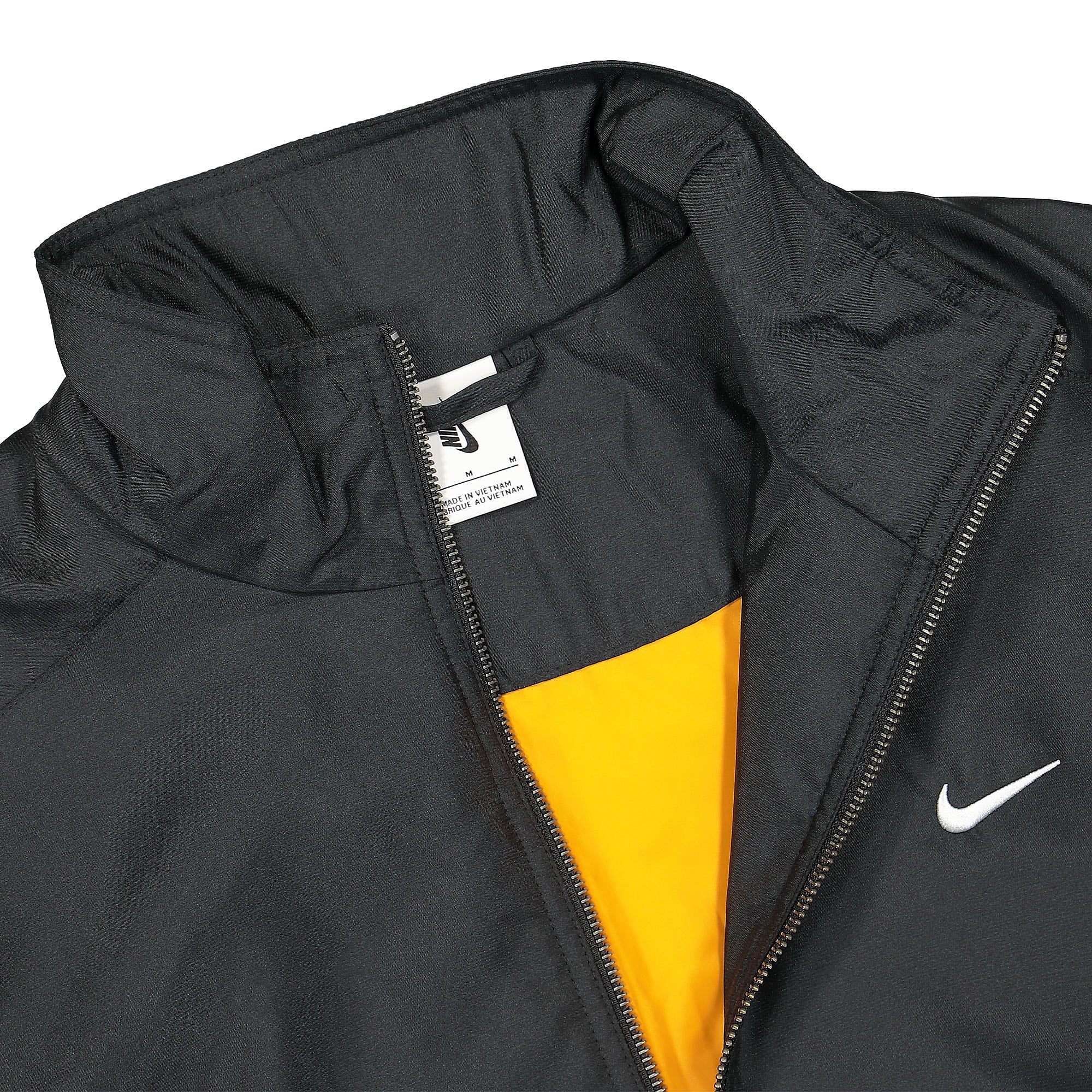 Nike NRG Solo Swoosh Satin Bomber Jacket DN1266 010 | OVERKILL Nike NRG Solo Swoosh Satin Bomber Jacket DN1266 010 | OVERKILL