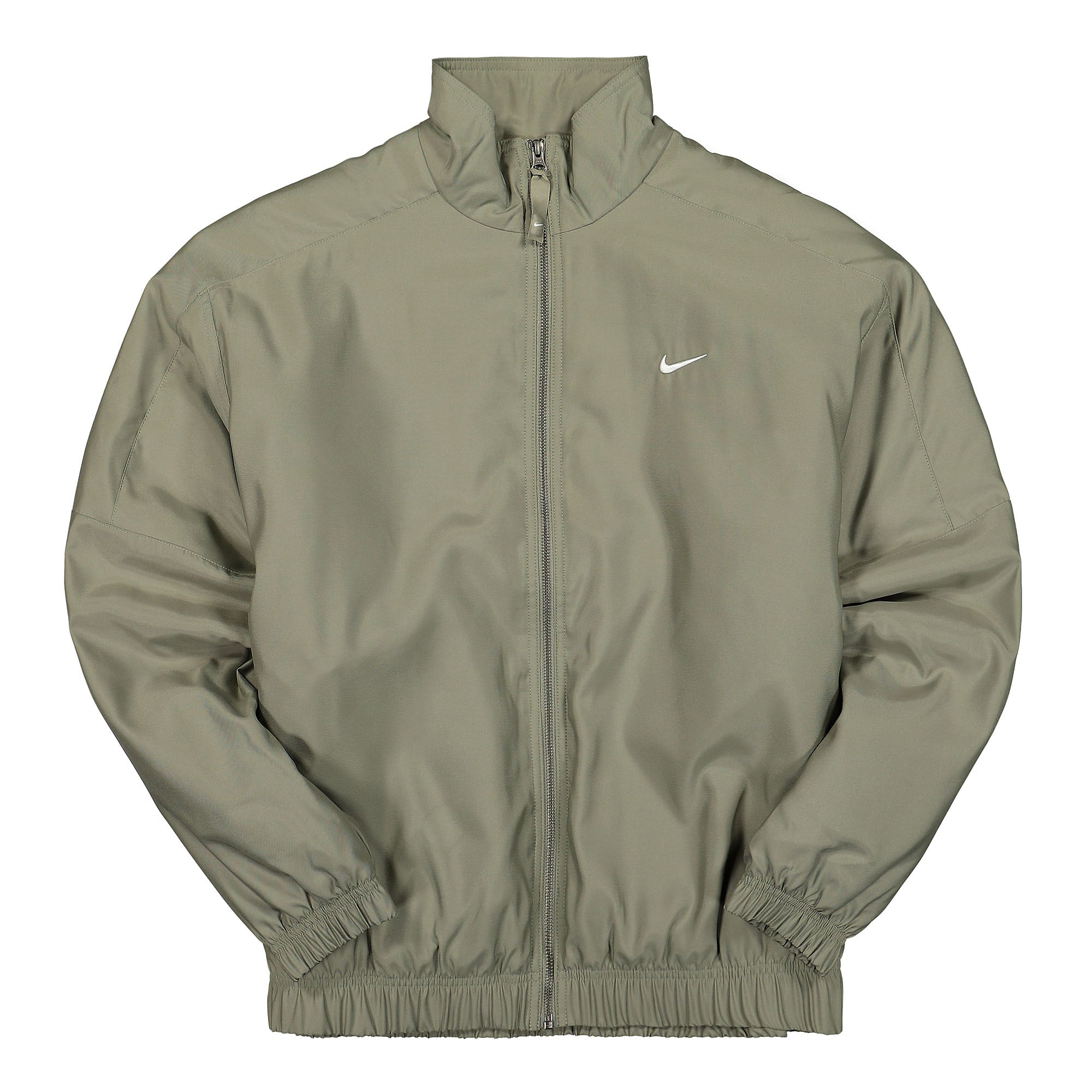 Nike NRG Solo Swoosh Satin Bomber Jacket Light Army / Kumquat / White Bomber & Varsity Jackets DN1266 320 | Overkill