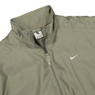 Nike NRG Solo Swoosh Satin Bomber Jacket Light Army / Kumquat / White Bomber & Varsity Jackets Close-up | Overkill