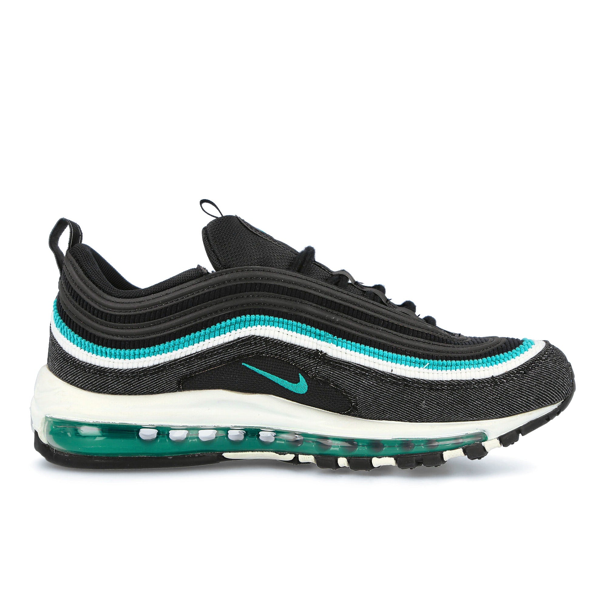 Nike air max 97 se Black-Sport Turquoise - Summit White Sneakers  Silhouette | Overkill