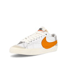 Nike blazer low 77 jumbo White-Alpha Orange - Grey Fog - Sail Low Top Sneakers  Close Up | Overkill
