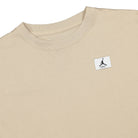 Jordan Wmns Air Jordan Essentials Boxy Tee Light Orewood Brown Longsleeves Close-up | Overkill